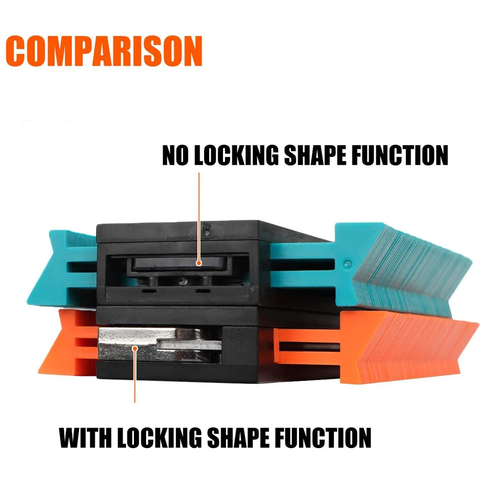 Contour Gauge Shaping Wood Measure Ruler Tiling Laminate Tiles Meethulp Gauge Irregular Shape Duplicator Wood Marking Tool