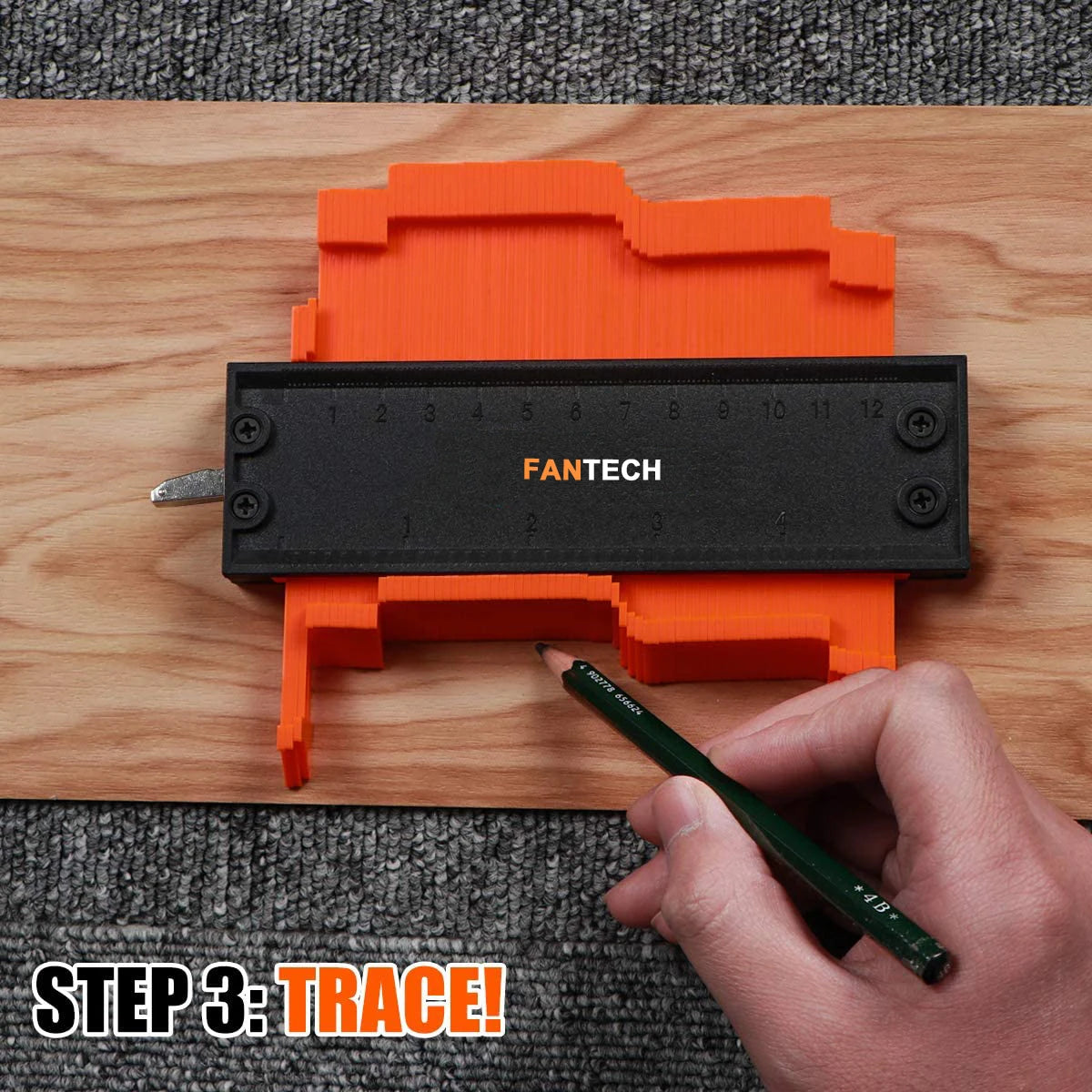 Contour Gauge Shaping Wood Measure Ruler Tiling Laminate Tiles Meethulp Gauge Irregular Shape Duplicator Wood Marking Tool