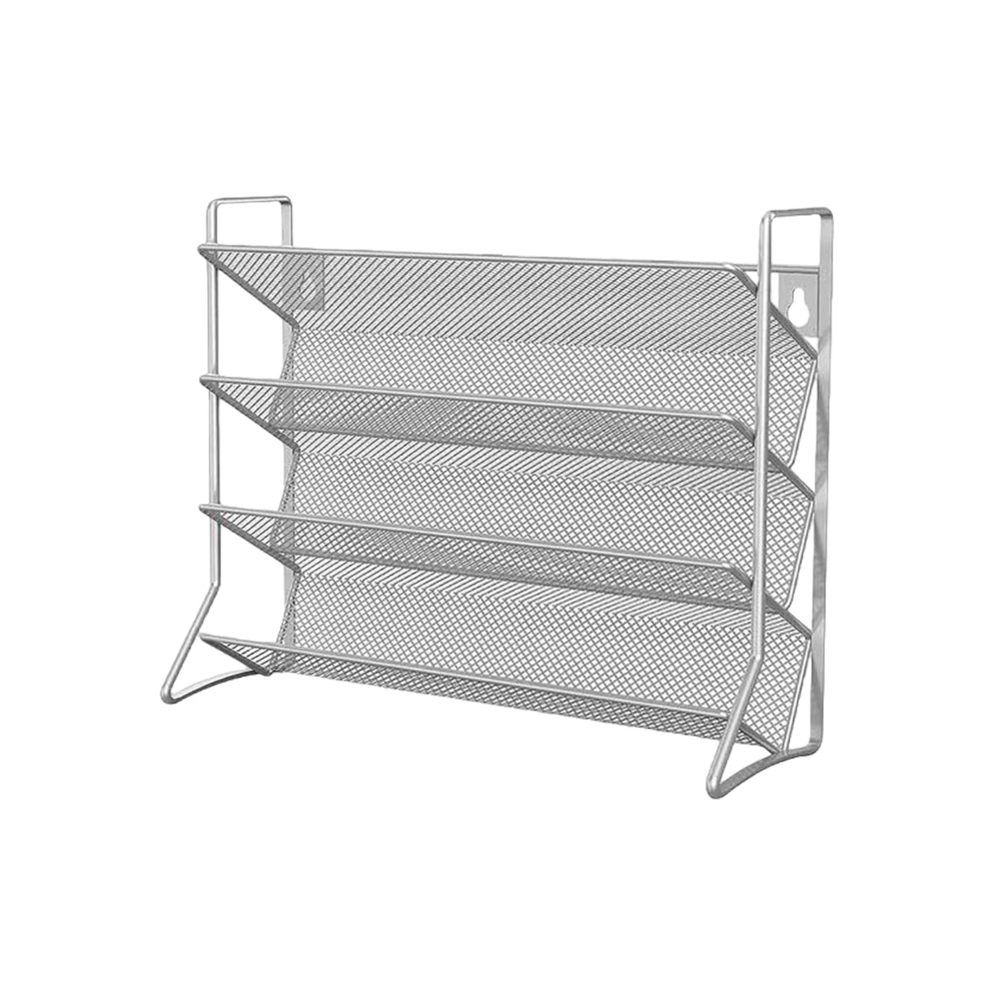 Kitchen Cabinet Organiser Shelf Wall Mounted Spice Rack For Kitchen Countertop Cupboard Pantry 1PC 4-Tier Spice Rack