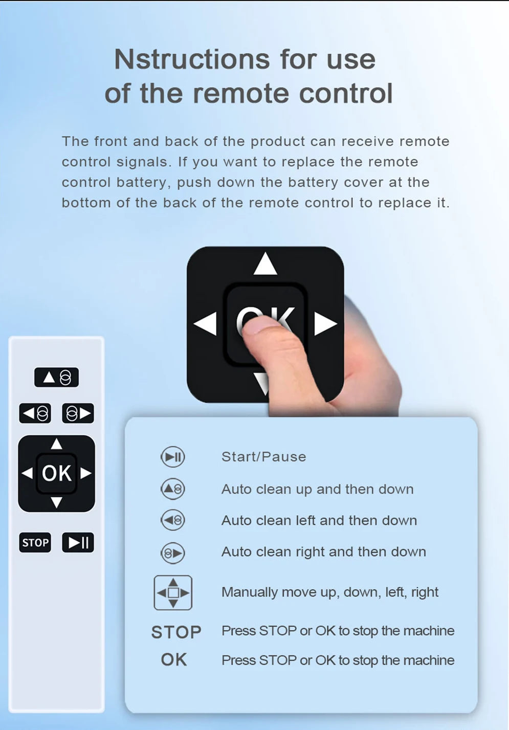 Robotic Window Cleaner Intelligent Window Cleaner Robot Clean Glass Electric Window Washer Robot with Remote Control for Home