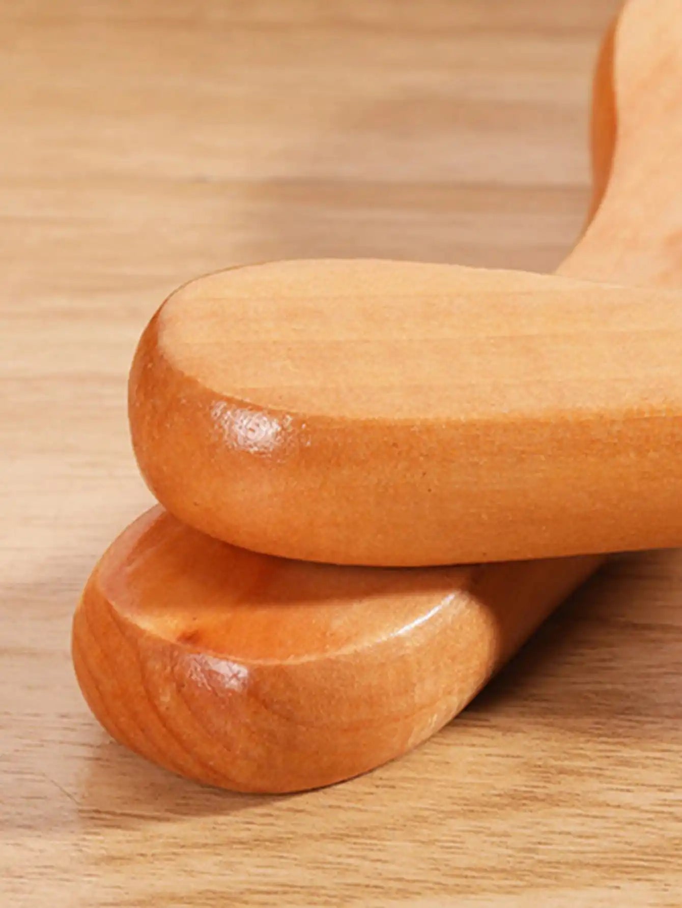 Wooden Roller Massager Therapy Body Massager Face Shoulder Neck Hand Push Rolling Massager Body Soothing Relaxing Massage Tools