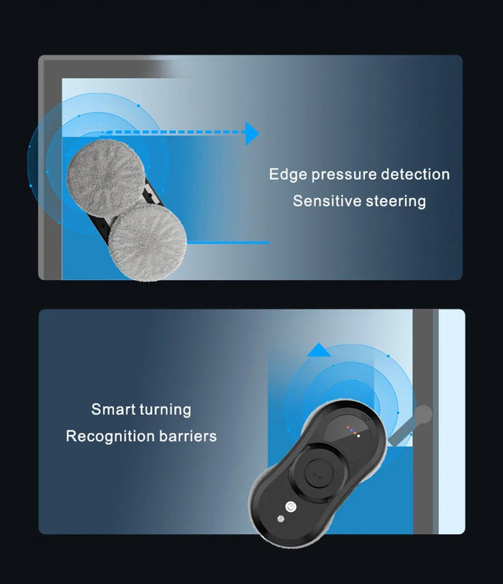Purerobo W-R1 Window Cleaning Robot Smart APP Control Automatic Cleaning Glass  High Suction Power Electric Robot Vacuum Cleaner