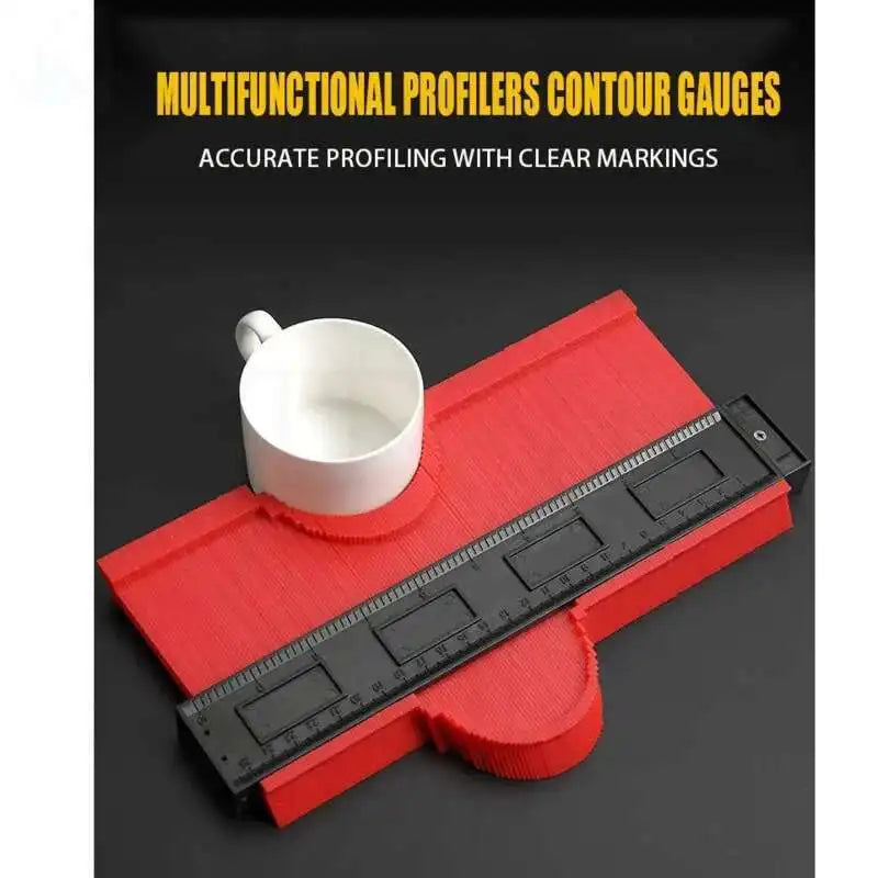 Contour Gauge Shaping Cutting Profile template Construction Woodworking Measuring instrument ceramic Tiling Tile Marking Cutting