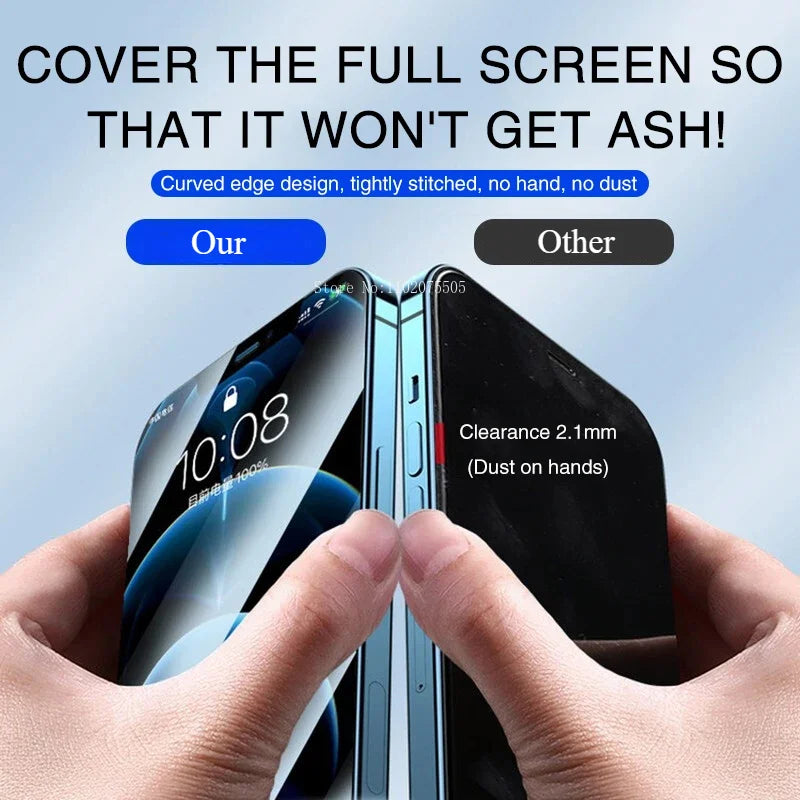 4PCS 9D Full Cover Tempered Glass For iPhone 17 16 15 14 Pro Max 16 15 Plus Screen Protector For iPhone 13 12 11 Pro X XR XS Max