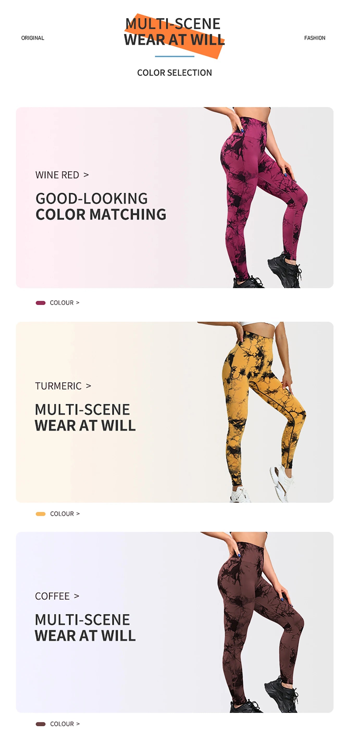 Tie Dyed Yoga Pants Women's Sports Pants Running Sports Fitness Pants High Waist Peach Hip Underpants 2024 New Tight Yoga Pants