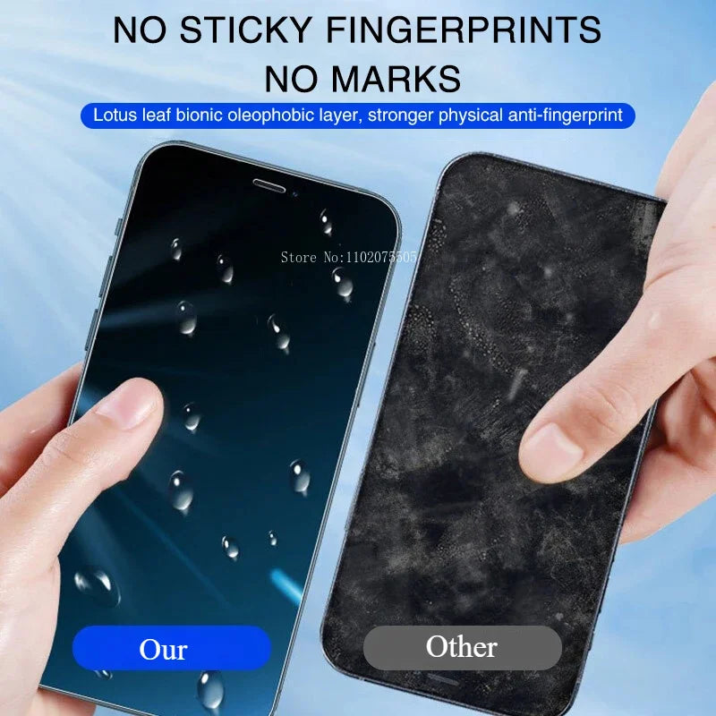 4PCS 9D Full Cover Tempered Glass For iPhone 17 16 15 14 Pro Max 16 15 Plus Screen Protector For iPhone 13 12 11 Pro X XR XS Max