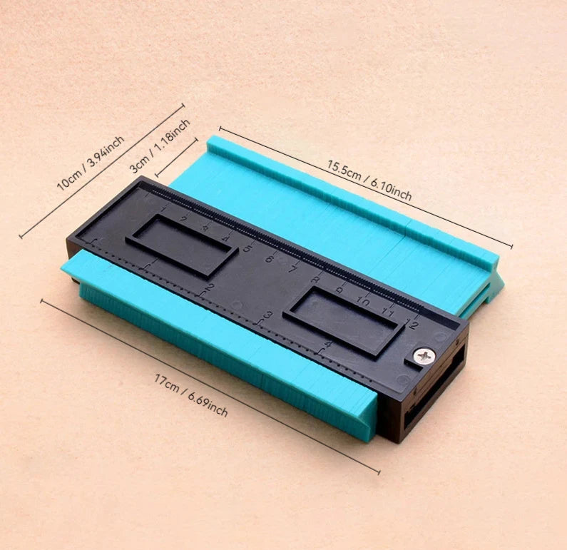 Contour Gauge, Shape Finder,Angle Finder Measuring Tool for Precise Reproduction of Irregular Shapes Perfect Fit and Easy Cuttin