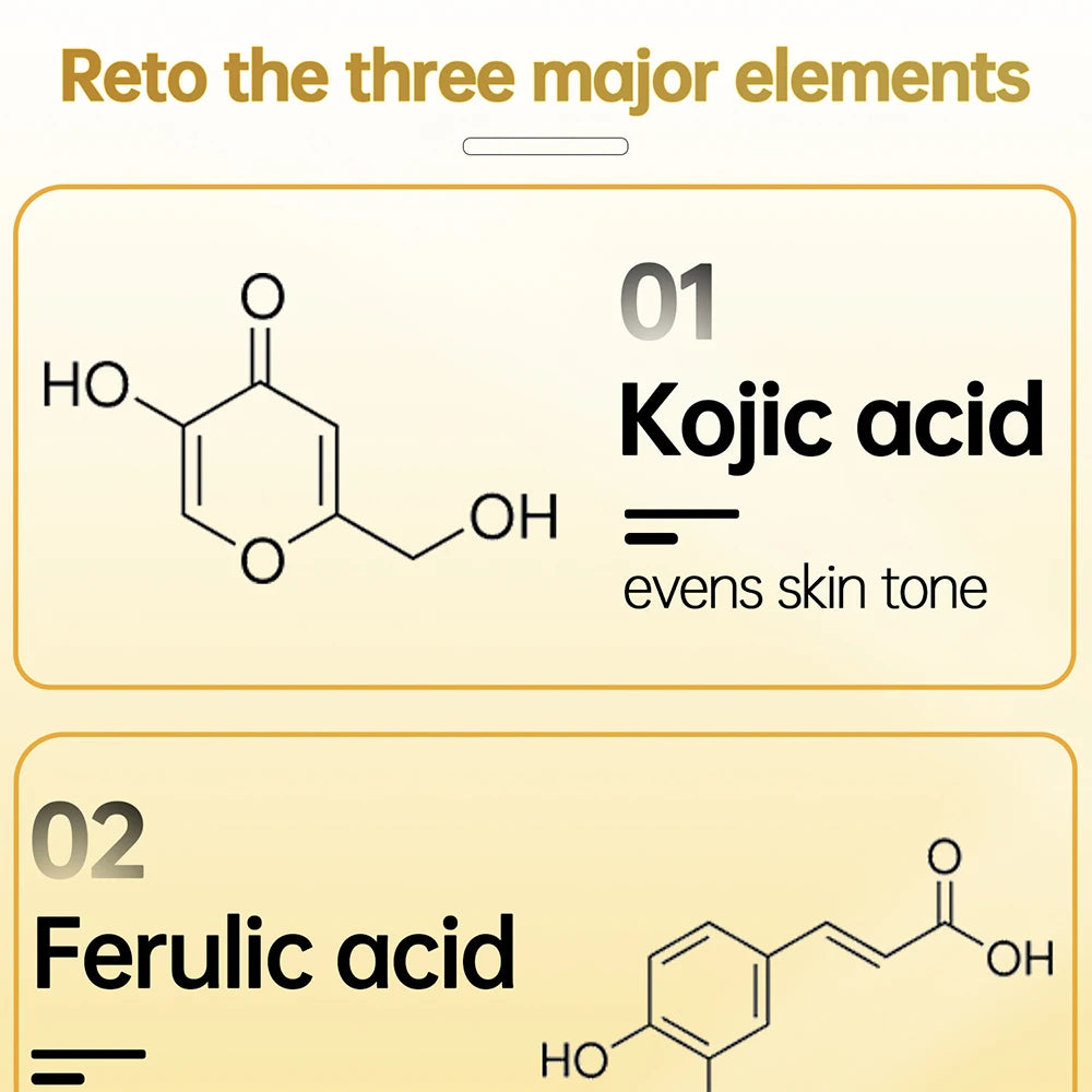 Kojic Acid Skin Care Set Anti-aging Face Cream Wrinkle Removal Facial Serum Deep Cleansing Brighten Moisturize Kojic Acid Soap