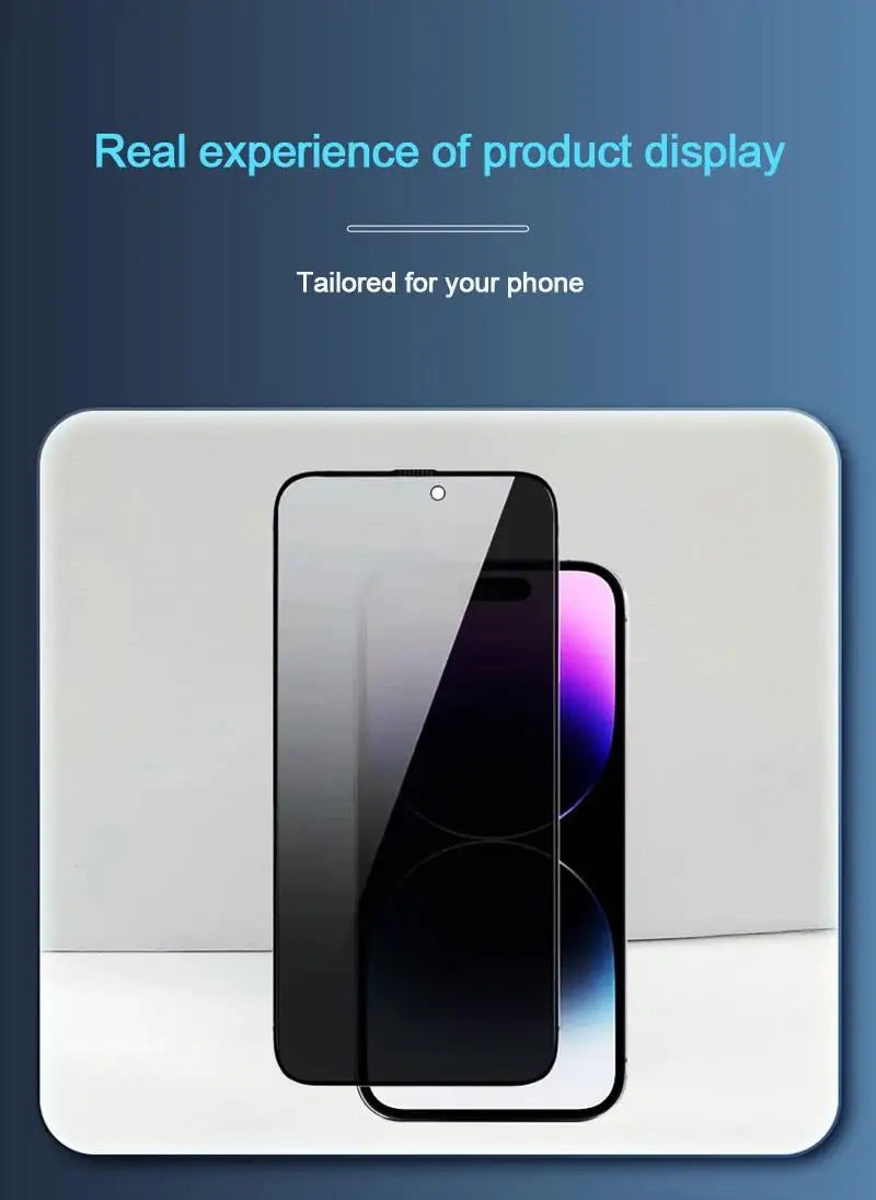 3PCS Anti-Spy Glass for IPhone 16 15 14 13 12 11 Pro Max Privacy Screen Protector for IPhone 13Mini 14 Plus 14Pro Glass 15 16E