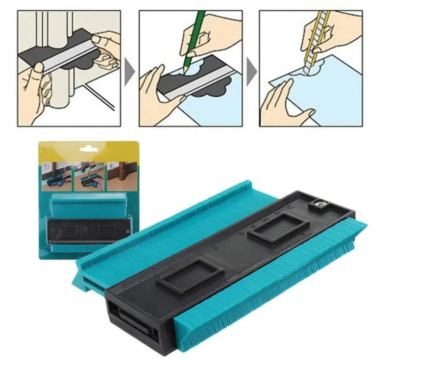 Shape Contour Gauge Duplicator Profile Measuring Tool Contour Duplication Gauge Contour Template Plastic Contour Copy Duplicator